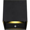 HLW LED LED Wall Lamp with Sensor - Matte Black, Warm White 3000K, 5W, Rechargeable, Garden Wall Lamp HLW LED LED Wall Lamp with Sensor - Matte Black, Warm White 3000K, 5W, Rechargeable, Garden Wall Lamp