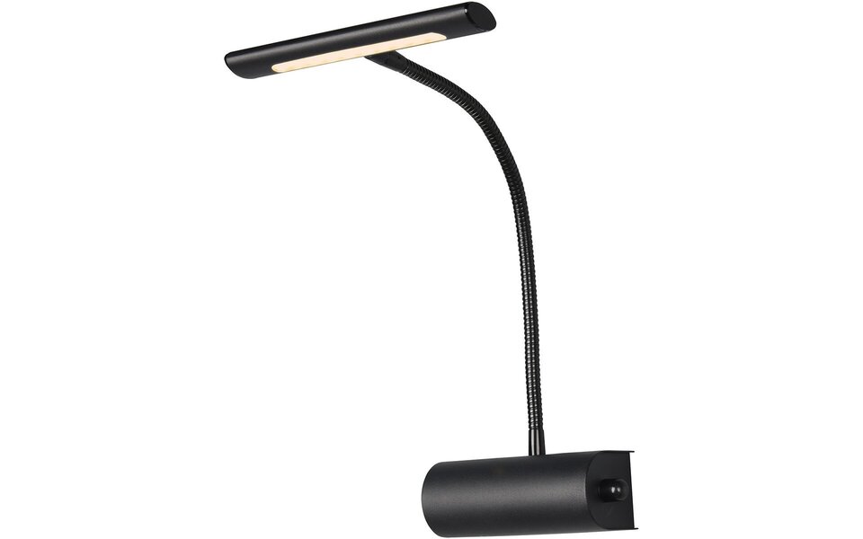HLW LED Dimmable LED Floor Lamp and Wall Lamp Trion Curty - Matte Black, Warm White 2700K–3000K, 4W LED HLW LED Dimmable LED Floor Lamp and Wall Lamp Trion Curty - Matte Black, Warm White 2700K–3000K, 4W LED