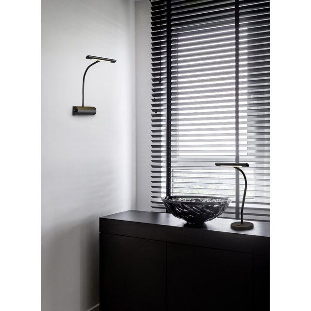 Mat zwarte ovale LED wandlamp 4W dimbaar warm wit licht 3000K 400 lumen Mat zwarte ovale LED wandlamp 4W dimbaar warm wit licht 3000K 400 lumen