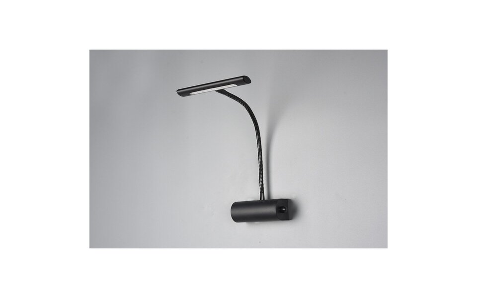 HLW LED Dimmable LED Floor Lamp and Wall Lamp Trion Curty - Matte Black, Warm White 2700K–3000K, 4W LED HLW LED Dimmable LED Floor Lamp and Wall Lamp Trion Curty - Matte Black, Warm White 2700K–3000K, 4W LED