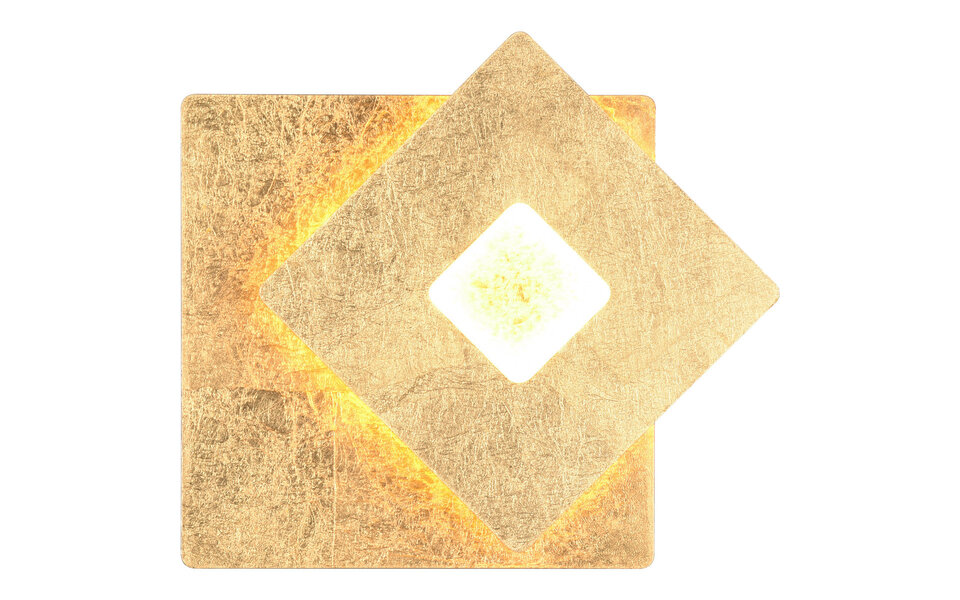 HLW LED LED Wall Lamp Trion Marina - Gold Metal Floor Lamp - Warm White 3000K 6W LED