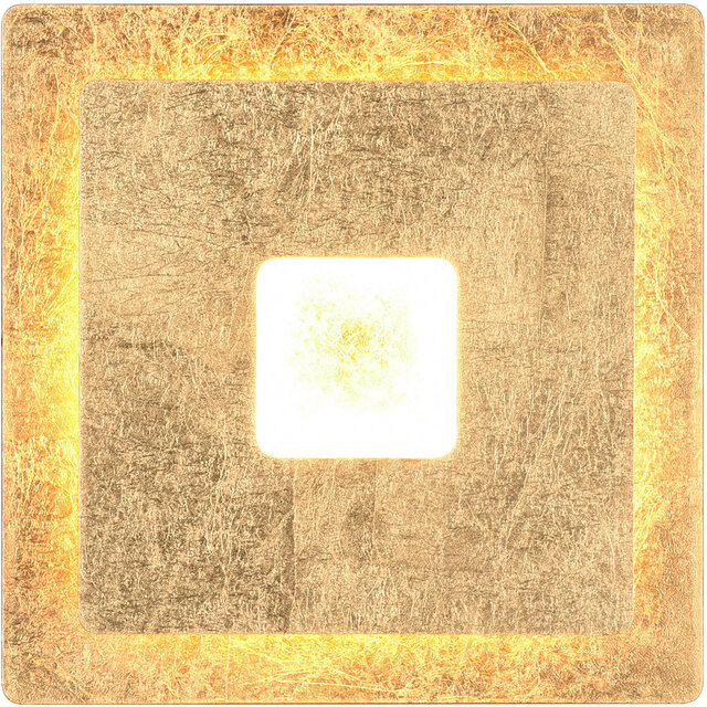 HLW LED LED Wall Lamp Trion Marina - Gold Metal Floor Lamp - Warm White 3000K 6W LED