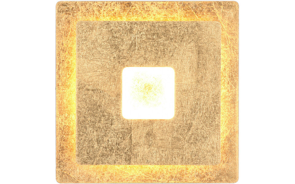 HLW LED LED Wandlamp Trion Marina - Gouden Metalen Vloerlamp - Warm Wit 3000K 6W LED