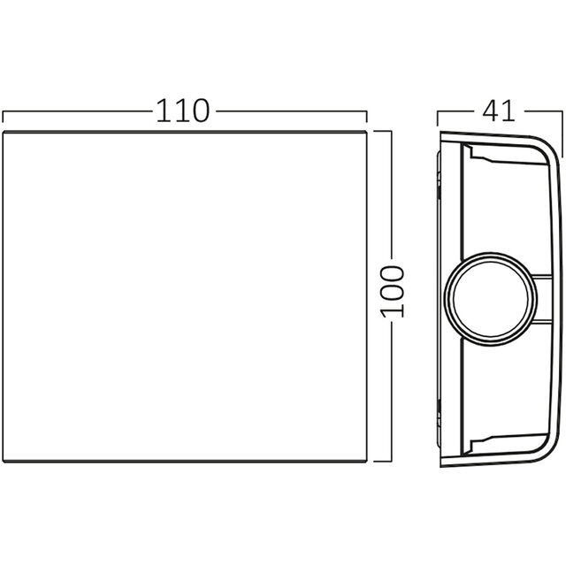 HLW LED LED Wall Light Brinton Victo - Waterproof IP65, 2W LED, Adjustable Beam Angle, Cool White 6000K