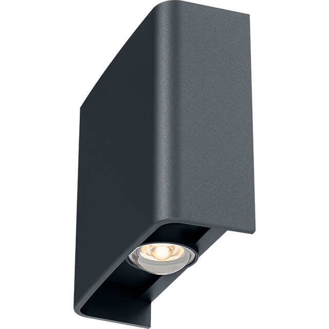 LED wandlamp | 2W | 4000K (neutraal) | IP65 | Up-/Down | Antraciet Verlichting per ruimte