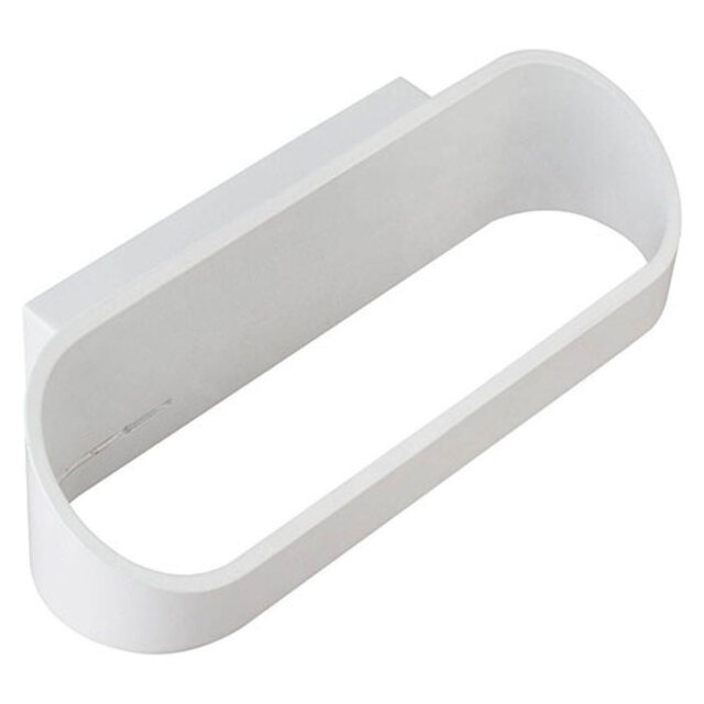 HLW LED Stylish LED Wall Light 18W with Neutral White Light in Matte White Aluminum