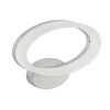 LED wall lamp | 10W | 4200K | Oval | Matt white | IP45