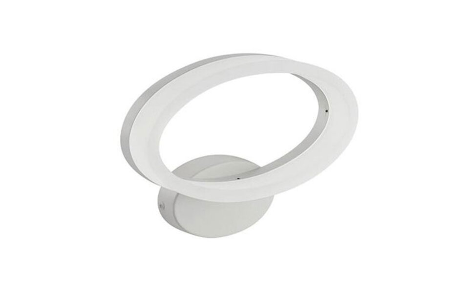 HLW LED LED Wandlamp 10W - Ovaal Mat Wit Aluminium - Natuurlijk Wit 4200K - Witte Vloerlamp HLW LED LED Wandlamp 10W - Ovaal Mat Wit Aluminium - Natuurlijk Wit 4200K - Witte Vloerlamp