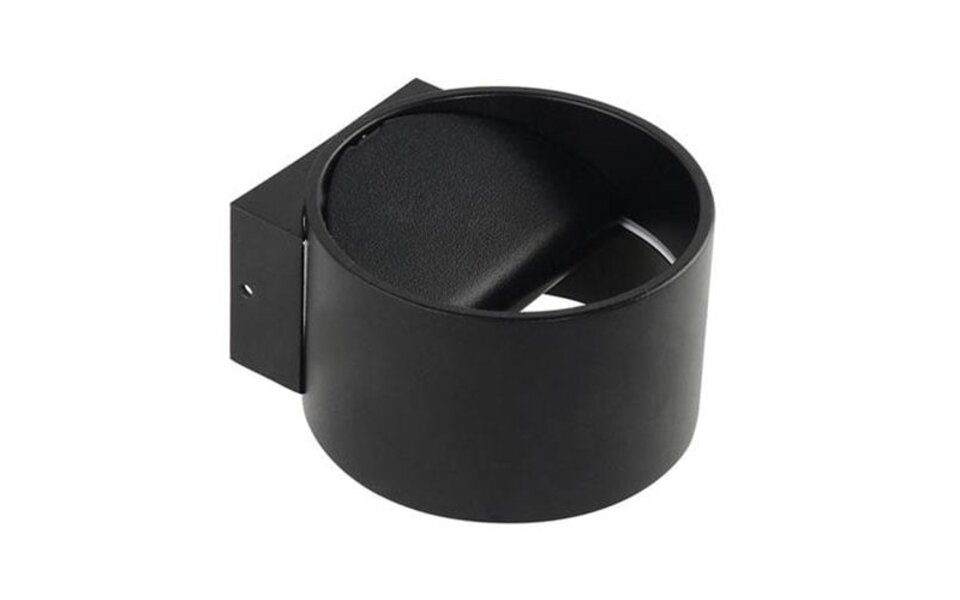 HLW LED Modern LED Wall Lamp 8W - Matte Black Aluminum, Natural White 4200K