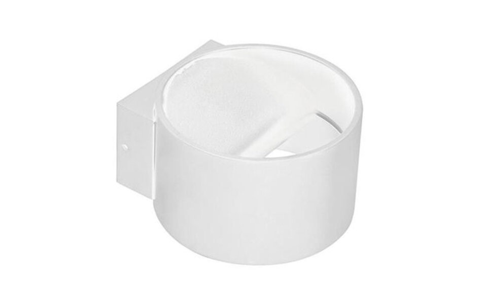 HLW LED Strakke LED Wandlamp 8W met Natuurlijk Wit 4200K - Mat Wit Aluminium