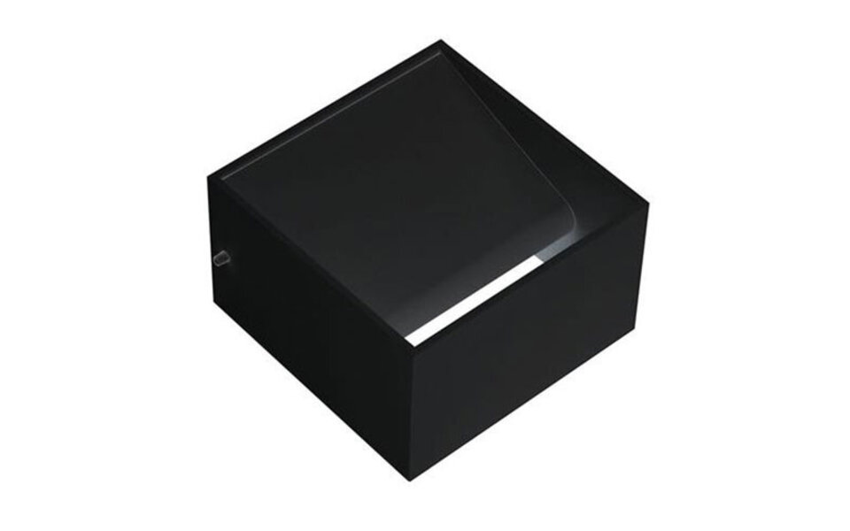 HLW LED Modern LED Wall Lamp 8W - Matte Black Aluminum - Natural White 4200K