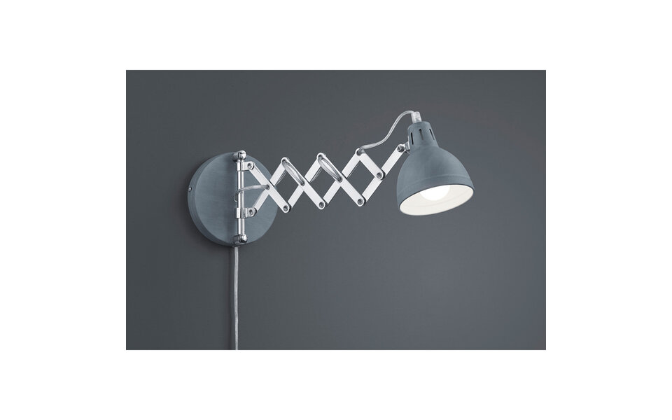 HLW LED LED Wandlamp Trion Sicano - Stijlvolle Beton & Aluminium Wandverlichting met E14 Fitting