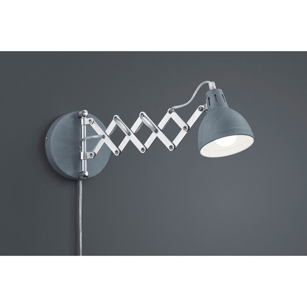 HLW LED LED Wandlamp Trion Sicano - Stijlvolle Beton & Aluminium Wandverlichting met E14 Fitting HLW LED LED Wandlamp Trion Sicano - Stijlvolle Beton & Aluminium Wandverlichting met E14 Fitting