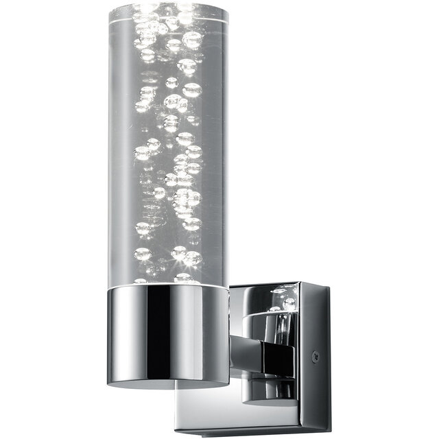 LED wandlamp | 3W | 3000K Warm wit | Glans chroom | IP44 Verlichting per ruimte