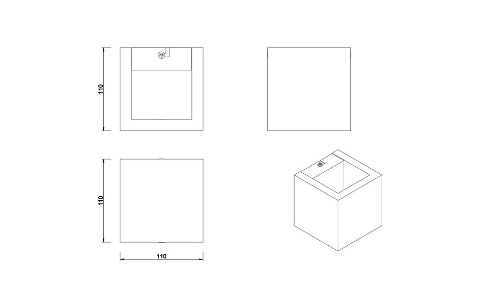 HLW LED Dimmable LED Wall Lamp 4W Warm White 3000K - Matte Brown Natural Wood & OSRAM LEDs HLW LED Dimmable LED Wall Lamp 4W Warm White 3000K - Matte Brown Natural Wood & OSRAM LEDs