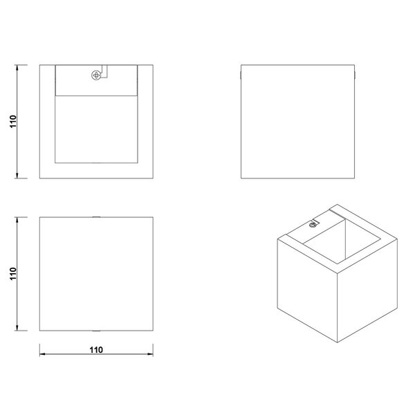 HLW LED Dimbare LED Wandlamp 4W Warm Wit 3000K - Mat Bruin Natuurhout & OSRAM LEDs HLW LED Dimbare LED Wandlamp 4W Warm Wit 3000K - Mat Bruin Natuurhout & OSRAM LEDs