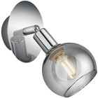 HLW LED LED Wandspot Trion Brista - Glans Chroom, E14 Fitting - 1-lichts LED Spot