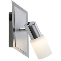 LED wandlamp | 4W | 3000K Warmwit | Mat chroom | Verstelbaar