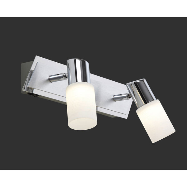 HLW LED LED Wandspot 8W Warm Wit 3000K - Mat Chroom, Aluminium & Verstelbare LED Spot HLW LED LED Wandspot 8W Warm Wit 3000K - Mat Chroom, Aluminium & Verstelbare LED Spot