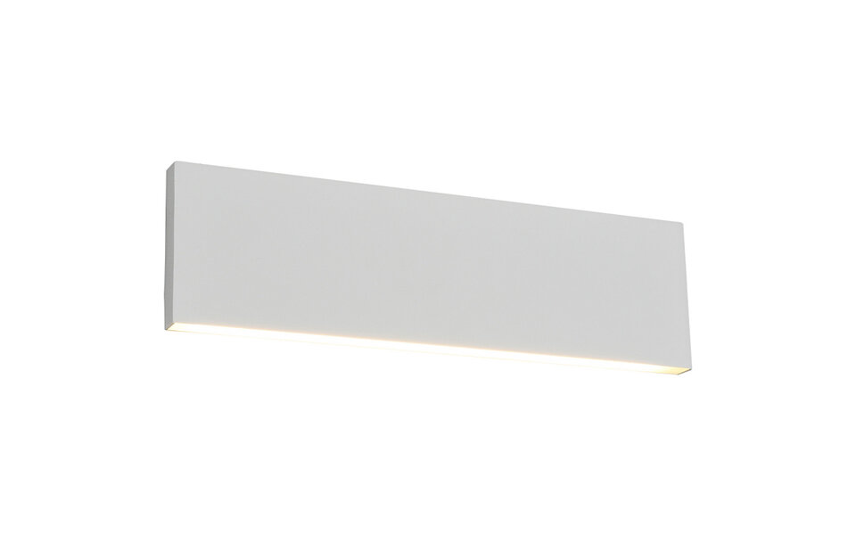 HLW LED LED Wall Lamp 12W Dimmable - Warm White 2700K–3000K - Beam Angle Adjustable - Matte White