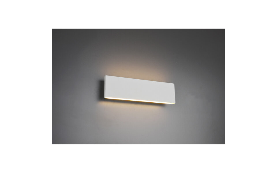 HLW LED LED Wall Lamp 12W Dimmable - Warm White 2700K–3000K - Beam Angle Adjustable - Matte White