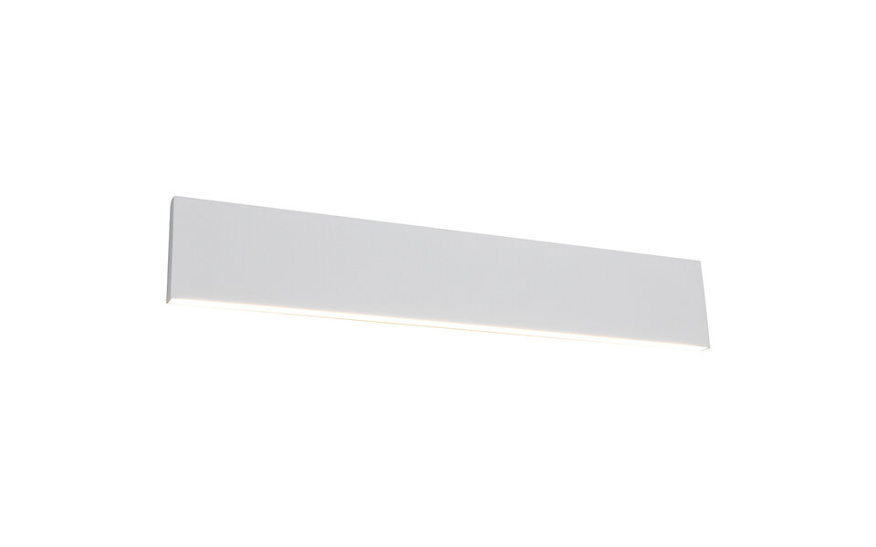 HLW LED LED Wandlamp 18W Dimbaar - Warm Wit 2700K–3000K - Beam Angle Verstelbaar - Mat Wit Aluminium