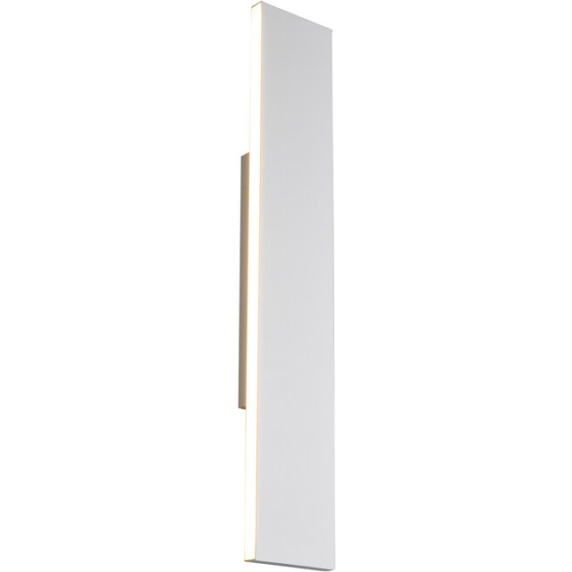 HLW LED LED Wandlamp 18W Dimbaar - Warm Wit 2700K–3000K - Beam Angle Verstelbaar - Mat Wit Aluminium