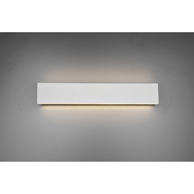 HLW LED LED Wall Lamp 18W Dimmable - Warm White 2700K–3000K - Adjustable Beam Angle - Matte White Aluminum
