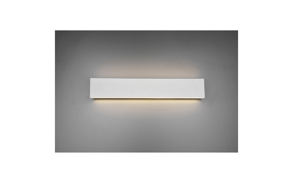 HLW LED LED Wandlamp 18W Dimbaar - Warm Wit 2700K–3000K - Beam Angle Verstelbaar - Mat Wit Aluminium