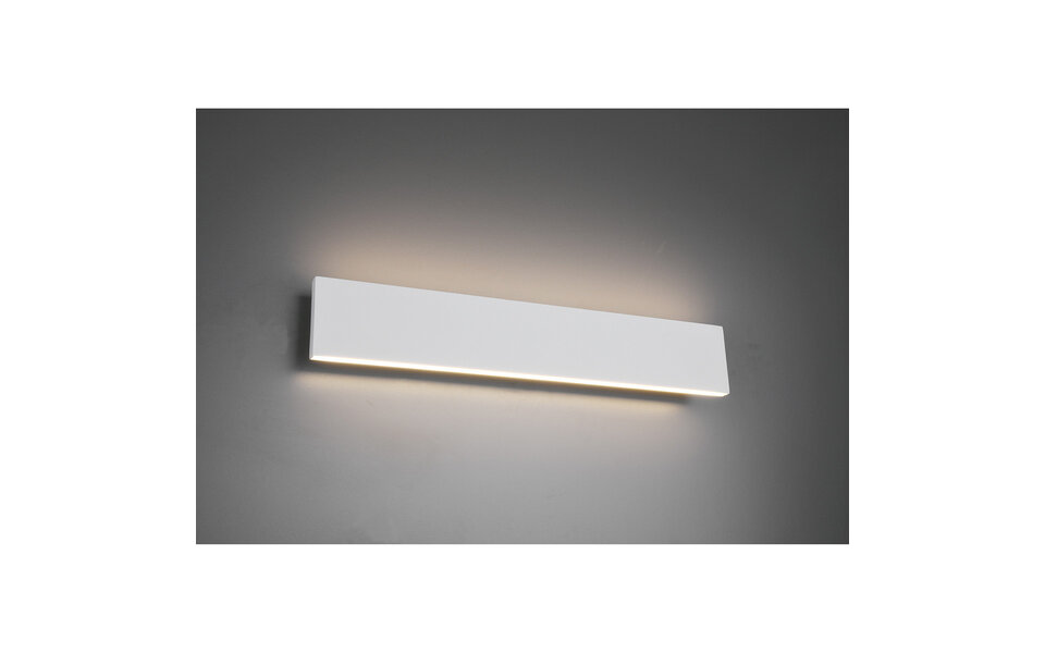 HLW LED LED Wall Lamp 18W Dimmable - Warm White 2700K–3000K - Adjustable Beam Angle - Matte White Aluminum