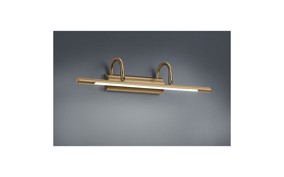 HLW LED Elegant LED Floor Lamp with Warm White Light 2700K-3000K, 8W LED, White & Bronze HLW LED Elegant LED Floor Lamp with Warm White Light 2700K-3000K, 8W LED, White & Bronze