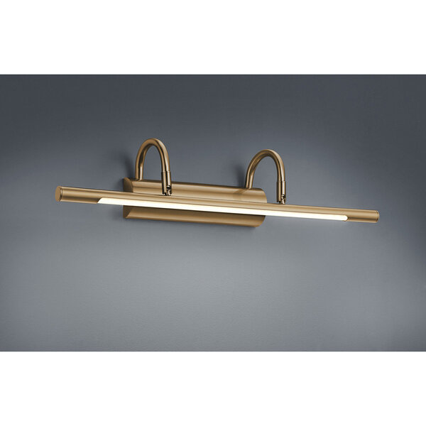 HLW LED Elegante LED Vloerlamp met Warm Wit Licht 2700K-3000K, 8W LED, Wit & Brons HLW LED Elegante LED Vloerlamp met Warm Wit Licht 2700K-3000K, 8W LED, Wit & Brons