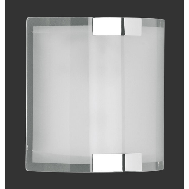 Verstelbare LED wandlamp mat chroom met E14 fitting en warm wit licht tot 40W