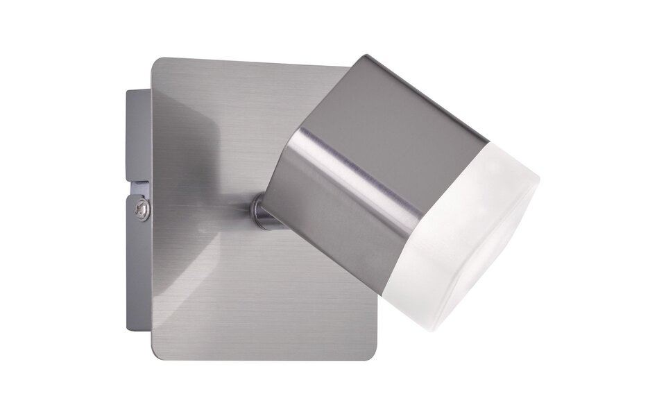 HLW LED LED Wall Spotlight 4W Warm White 3000K - Matte Nickel Aluminum, Energy Efficient & Stylish