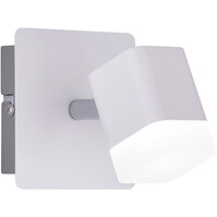 LED wandlamp | 4W | 3000K warm wit | Mat wit | Aluminium