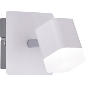 LED wandlamp | 4W | 3000K warm wit | Mat wit | Aluminium LED wandlamp | 4W | 3000K warm wit | Mat wit | Aluminium