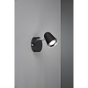HLW LED LED Wall Spotlight Trion Toluno - 3W LED Spotlight Warm White 3000K Matte Black Design HLW LED LED Wall Spotlight Trion Toluno - 3W LED Spotlight Warm White 3000K Matte Black Design