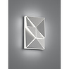 HLW LED LED Wall Lamp 10W - Adjustable Color & Beam Angle, Matte Chrome Aluminum