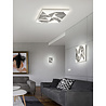 HLW LED LED Wall Lamp 10W - Adjustable Color & Beam Angle, Matte Chrome Aluminum