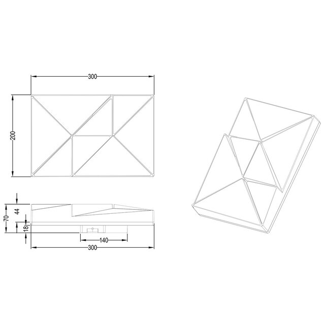 HLW LED LED Wandlamp 10W - Aanpasbare Kleur & Beam Angle, Mat Chroom Aluminium