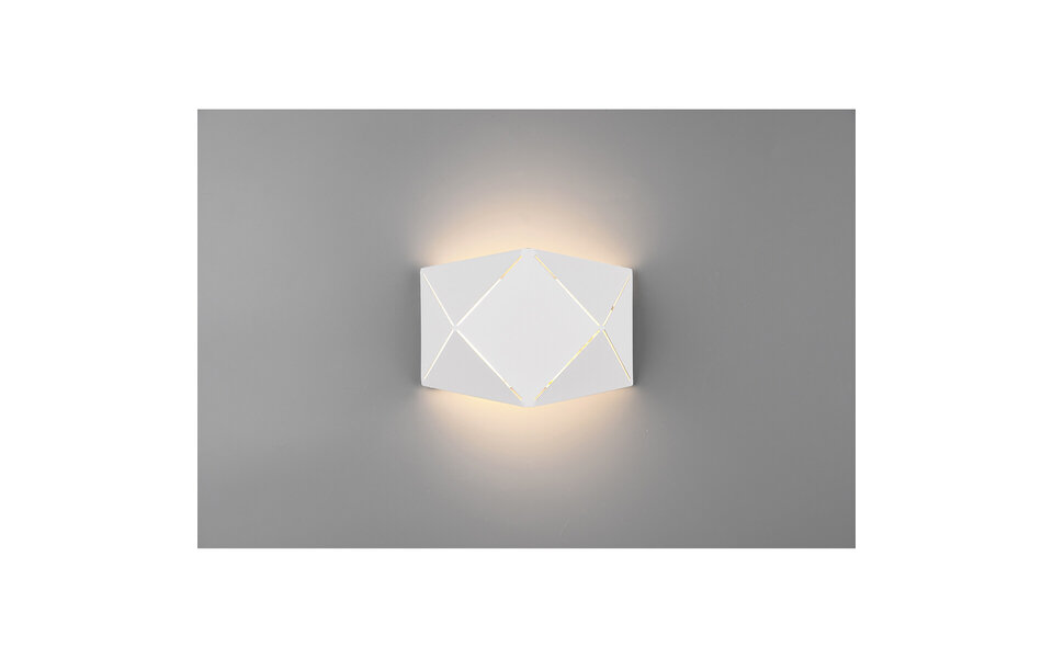 HLW LED LED Wandlamp 6W Warm Wit 3000K - Stijlvol Mat Wit - Energiezuinig