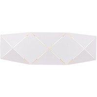 LED wandlamp | 13W | 2700–3000K | Warm wit | Rond | Mat wit