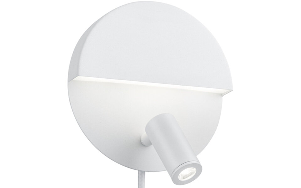 HLW LED LED Wandlamp Trion Marano - 8W Warm Wit 3000K - Mat Wit Aluminium HLW LED LED Wandlamp Trion Marano - 8W Warm Wit 3000K - Mat Wit Aluminium