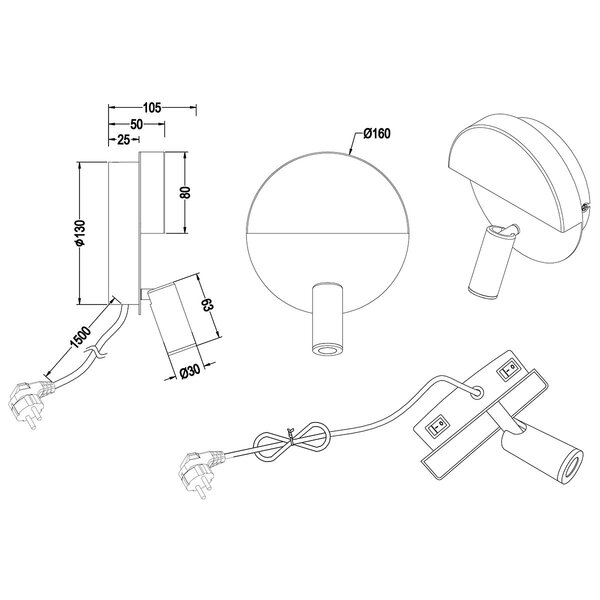 HLW LED LED Wandlamp Trion Marano - 8W Warm Wit 3000K - Mat Wit Aluminium HLW LED LED Wandlamp Trion Marano - 8W Warm Wit 3000K - Mat Wit Aluminium