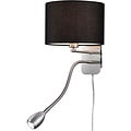 LED Wall Lamp Trion Hotia - Matte Black, Warm White 3000K, 3W LED, Flexible Arm