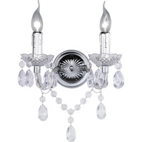 LED wandlamp | 2x40W | E14 | Rond | Mat-chroom | Aluminium LED wandlamp | 2x40W | E14 | Rond | Mat-chroom | Aluminium