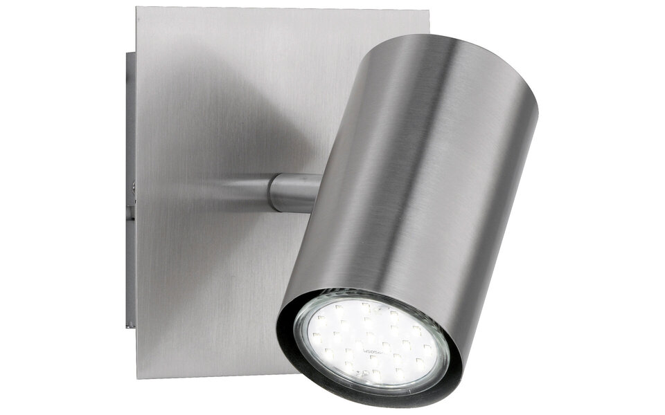 HLW LED Stylish LED wall spotlight Trion Mary with GU10 fitting - Matte nickel & aluminum