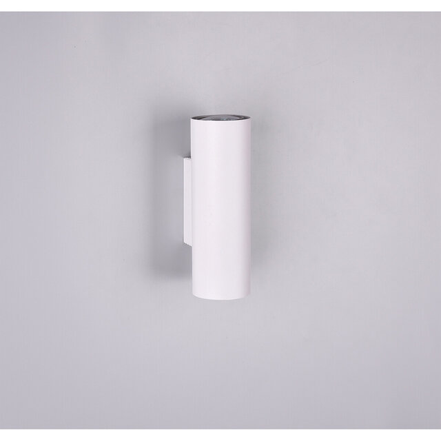 HLW LED LED Wall Lamp Trion Mary - Matte White Aluminum with 2x GU10 Fitting - Up & Down Light