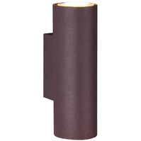 LED wandlamp | 2x35W | Roestkleur | GU10 | Up&Down | Alu