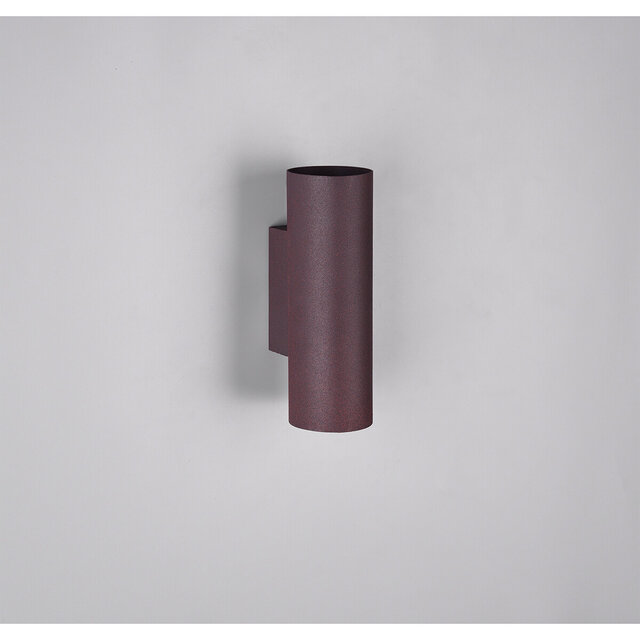 HLW LED LED Wandlamp Trion Mary met dubbele GU10 fitting - Roestkleur, Aluminium & Up/Down licht HLW LED LED Wandlamp Trion Mary met dubbele GU10 fitting - Roestkleur, Aluminium & Up/Down licht